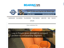 Tablet Screenshot of bearingtips.com